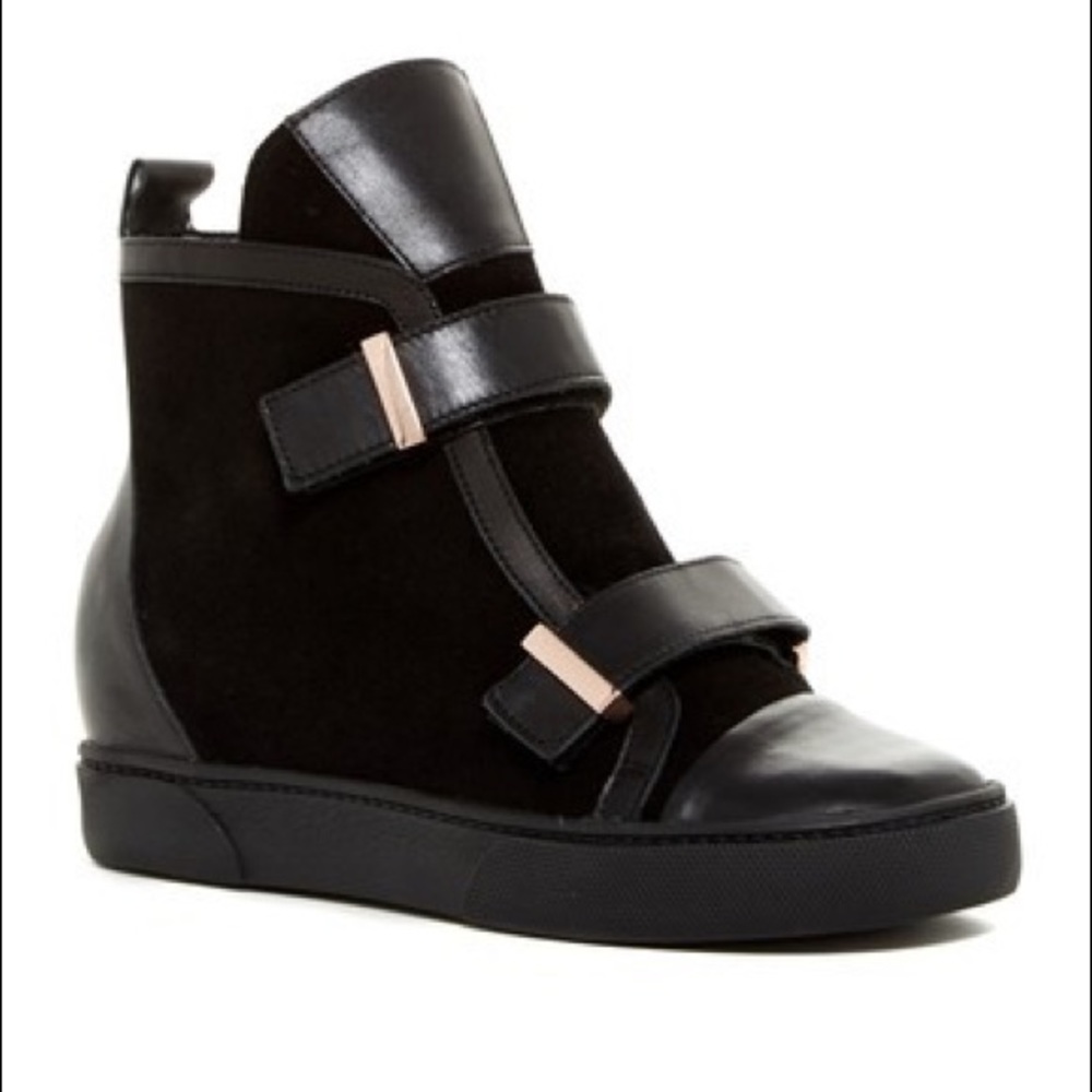 SAINT & LIBERTINE WARREN HIGHTOPS BLACK ROSE GOLD